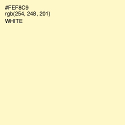 #FEF8C9 - Lemon Chiffon Color Image